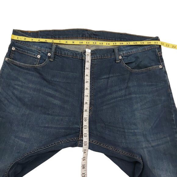Levi's 559 Jeans Mens 44x31 Blue Stretch Straight Leg Dark Wash American Denim - Picture 11 of 12